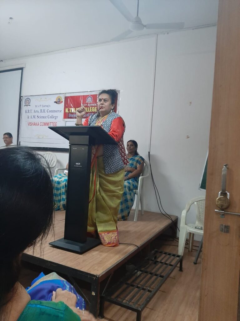 IMG 20220308 WA0029 'KNOW YOUR PERSONALITY' conducted by Nita Nigam at MVPS K.T.H.M College, Nasik