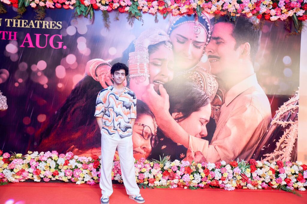 IMG 20220812 WA0007 Raksha Bandhan 2022- "Watching me on the big screen my parents were teary-eyed post-movie, which made me feel I had achieved a small milestone," says actor Sahil Mehta during the premiere night.