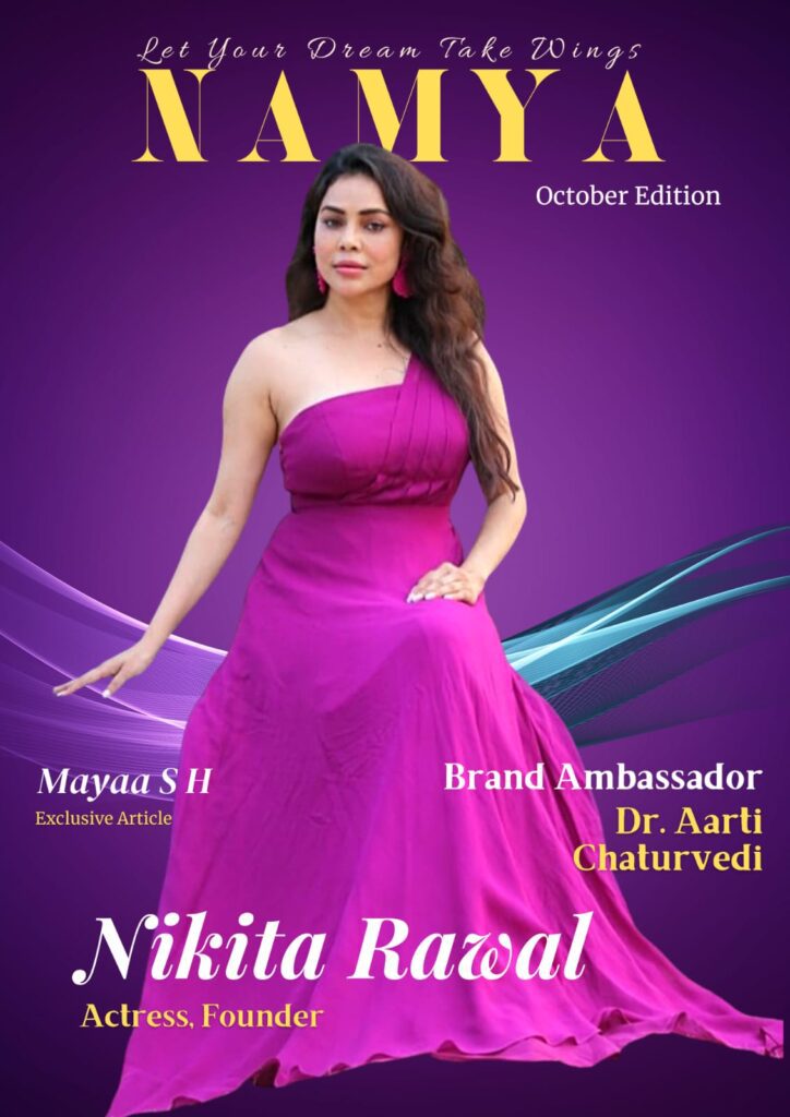 IMG 20221020 WA0021 October edition of Namya brought bright talents ft. cover star Nikita Rawal