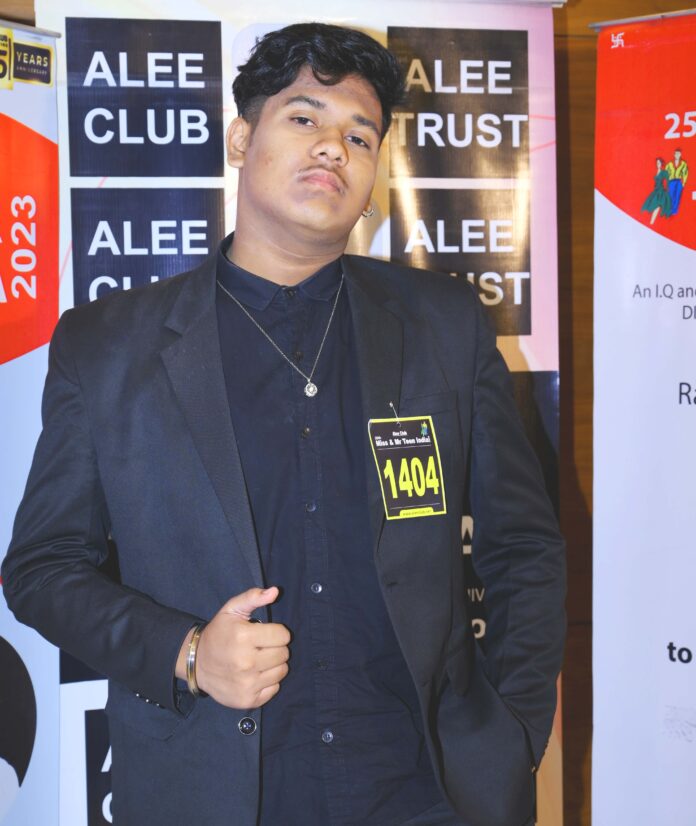 Swayam Rakshit Alee Club Mr Teen Finalist