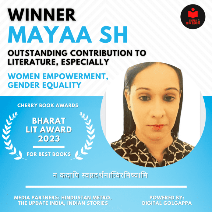 Mayaa SH Bharat Lit Award by Cherry Book Awards