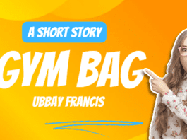 Gym bag of Ubbay Francis