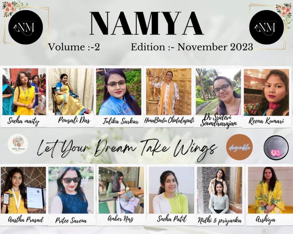 IMG 20240102 WA0003 Namya Magazine's November Edition blazes with incredible collaborations