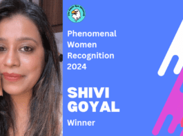 Shivi Goyal Phenomenal Women Recognition