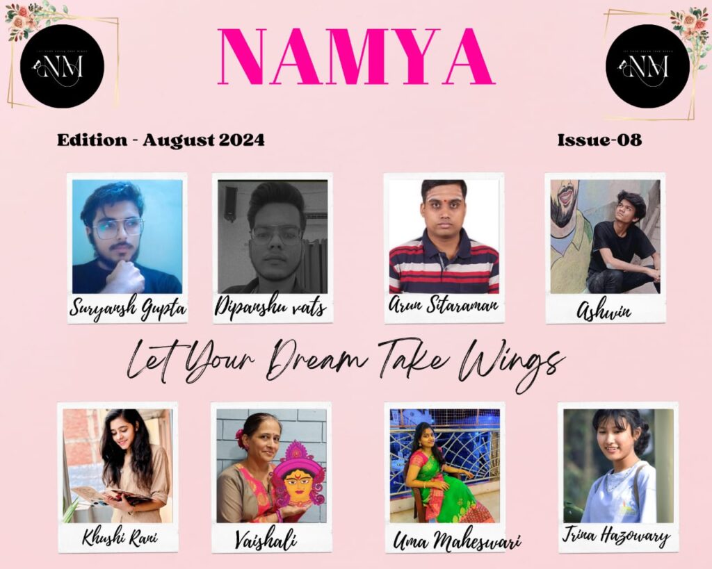 IMG 20240927 WA0002 August Edition volume 1 of Namya Magazine: Stories from the Heart of Indian Art