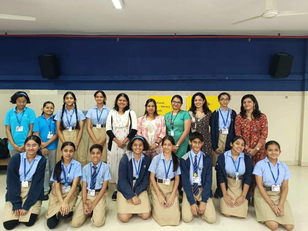 IMG 20241127 WA0005 Podar International School, CBSE Nerul celebrated National Library Week with Podar's Talent Hunt, invited Smilee Prashant Bhatt to be a Judge!