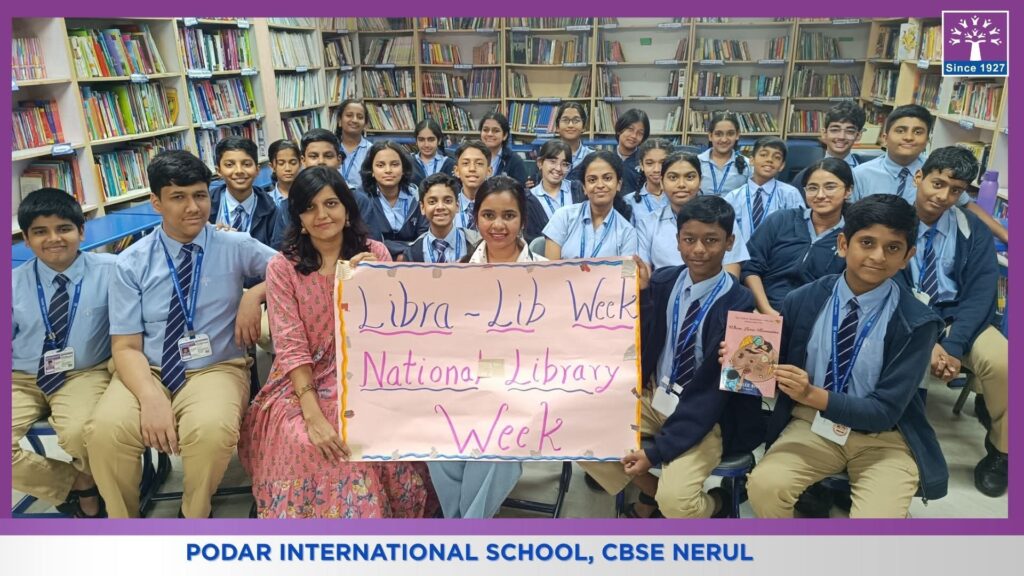 FB IMG 1763401771560 Smilee Prashant Bhatt Leads Inspiring Creative Writing Session at Podar International School CBSE, Nerul During Libra-Lib Week