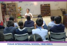 Smilee Prashant Bhatt Leads Inspiring Creative Writing Session at Podar International School CBSE, Nerul During Libra-Lib Week
