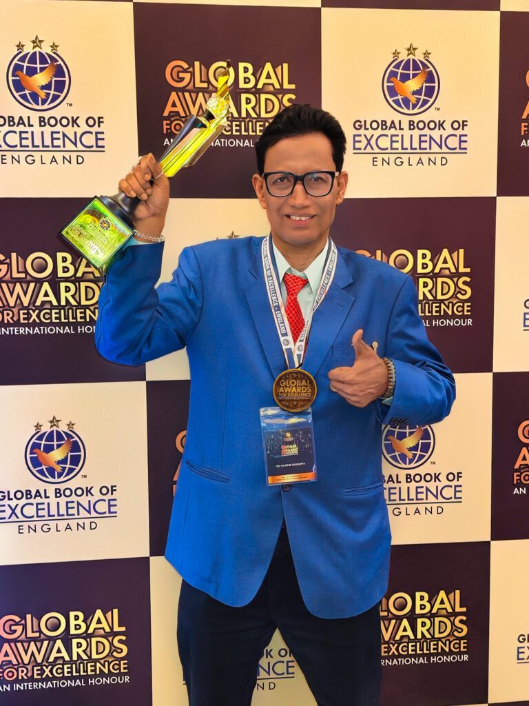 IMG 214236 Dr. Kaushik Dasgupta Receives Certificate of Journalistic Excellence at Global Book of Excellence 2025