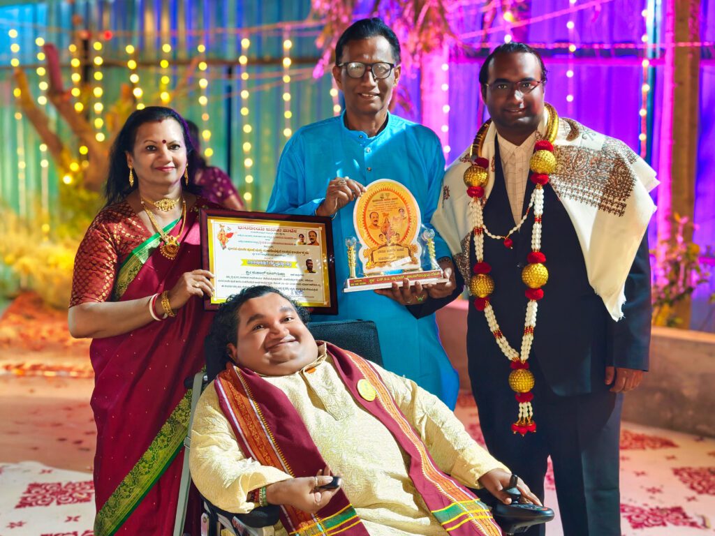 IMG 20260228 213044 Dr. Kushaal Dasgupta Conferred with the “Pride of Karnataka - Mahadevapura Ratna Award 2026”